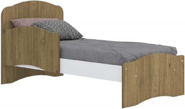 BERÇO MINI CAMA BALA DE MENTA RUSTICO/BRANCO 102-18