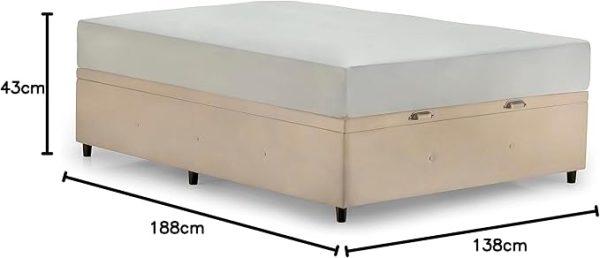 BASE SOMMIER BAU PHYS CAMU BEGE39x138x188
