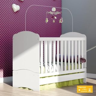 BERÇO MINI CAMA BELA DE MENTA BRANCO 102-10