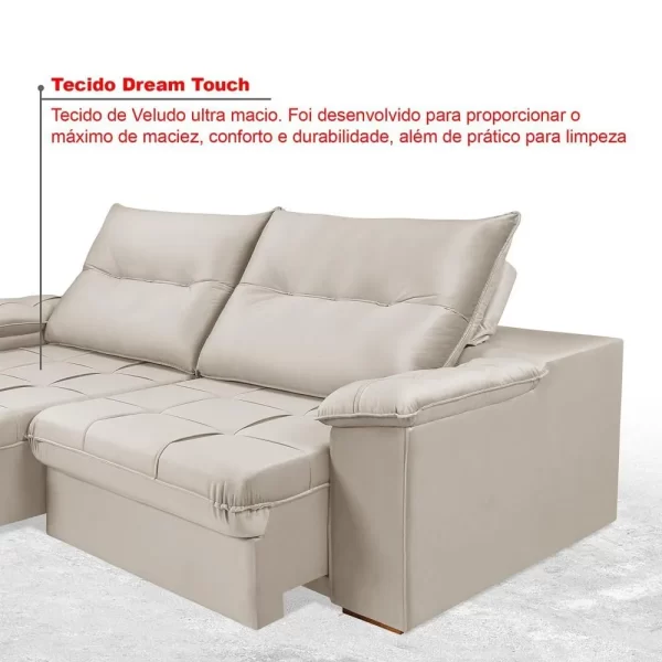 SOFÁ DALLAS PLUS MOD 0.90 BRANCO A A170