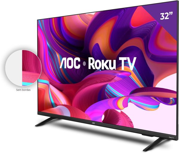 SMART TV 32 POLEGADAS AOC ROKU DLED HD