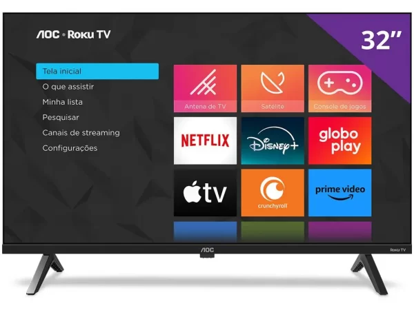 SMART TV 32 POLEGADAS AOC ROKU DLED HD
