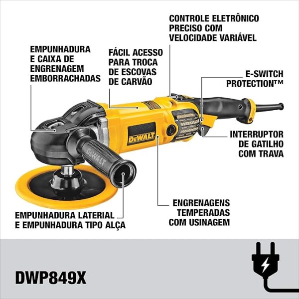 POLITRIZ 7/9 DEWALT 1250W 110V