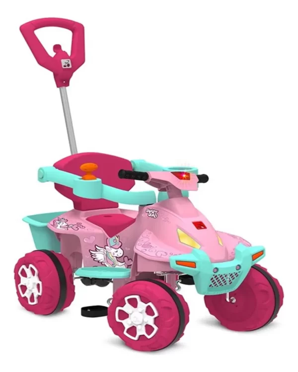 CARRO SMART QUAD PASSEIO PEDAL ROSA 1220
