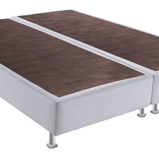 BASE SOMMIER CORINO BRANCO 158X198X23