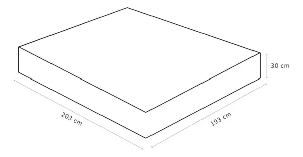 COLCHÃO EXCLUSIVE FOAM193x203x30