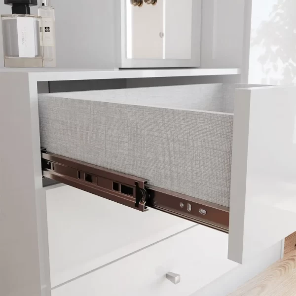 ROUPEIRO MULTIUSO DOHA 02 PORTAS 03 GAVETAS BRANCO D332-10