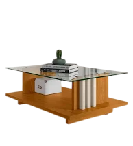 MESA DE CENTRO FRIZZ CINAMOMO/OFF WHITE