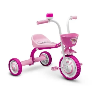 TRICICLO INFANTIL KIDS 4 ROSA