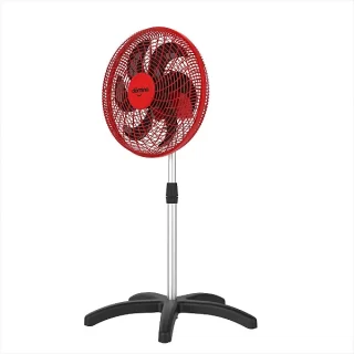 VENTILADOR DOMINA OSCILANTE COLUNA 50CM 127 V VERMELHO