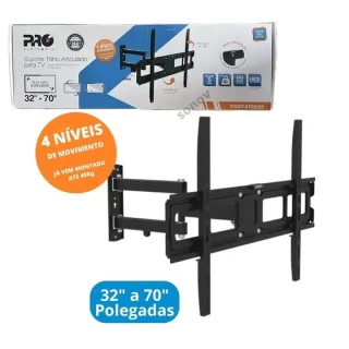 SUPORTE DE TRILHO ARTICULADO C/4 NIVEIS PQST-AT65/03 PROELETRONIC