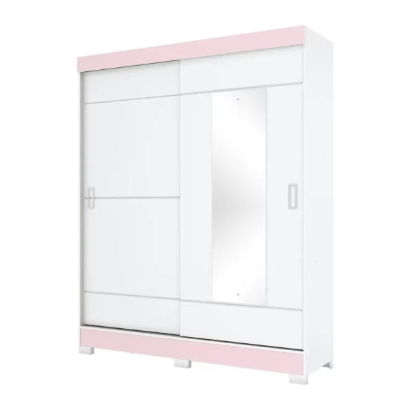 ROUPEIRO 02 PORTAS DESLIZANTE  BRANCO B66-66