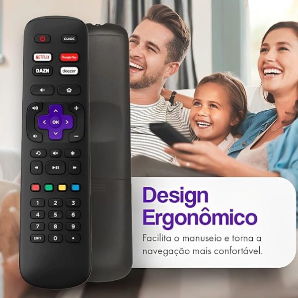 CONTROLE TV SMART AOC ROKU 9091 IMPORTADO