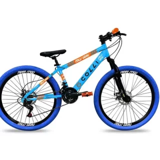 BICICLETA ARO 26 COLLI GRAU 21V AZUL CHAMPANHE