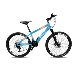 BICICLETA COLLI MONACO ARO 26 21V AZUL CHAMPANHE D