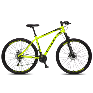 BICICLETA COLLI ATHENA ARO 29 TAMANHO 19 21V AMARELO NEON D