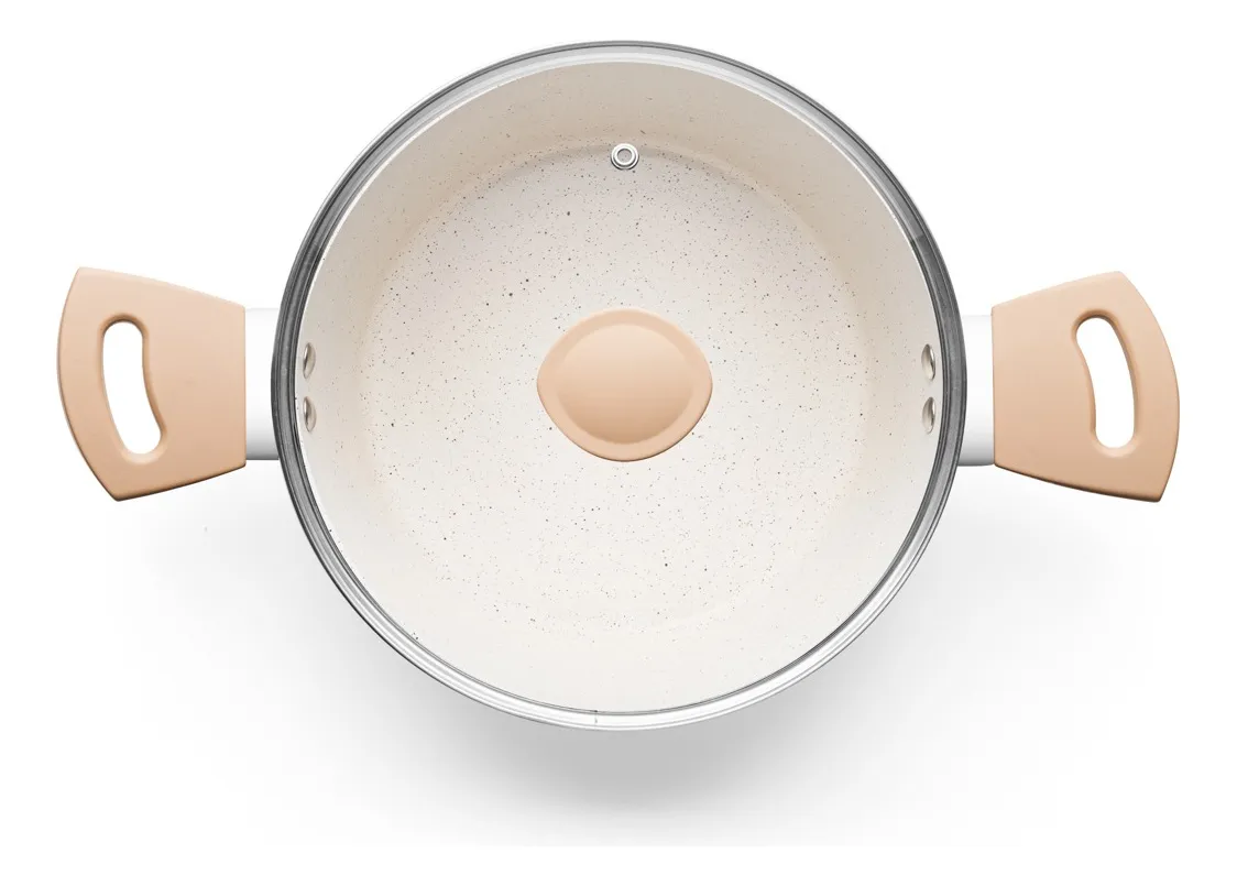 CONJUTO DE PANELAS CARMELA VANILA 3 PEÇAS