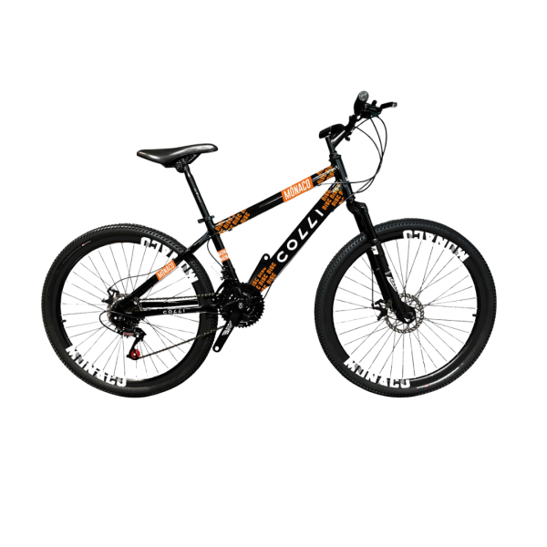 BICICLETA COLLI MONACO ARO 26 21V PRETO FOSCO D