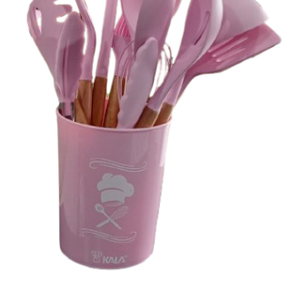 KIT COZINHA BELLAGI 12PCS -ROSA-KALA 1kg