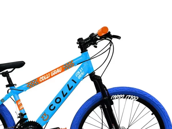 BICICLETA ARO 26 COLLI GRAU 21V AZUL CHAMPANHE