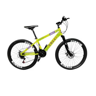 BICICLETA COLLI MONACO ARO 26 21V AMARELO NEON D