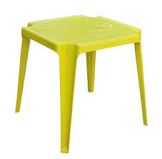 MESA CORURIPE 70X70 AMARELA