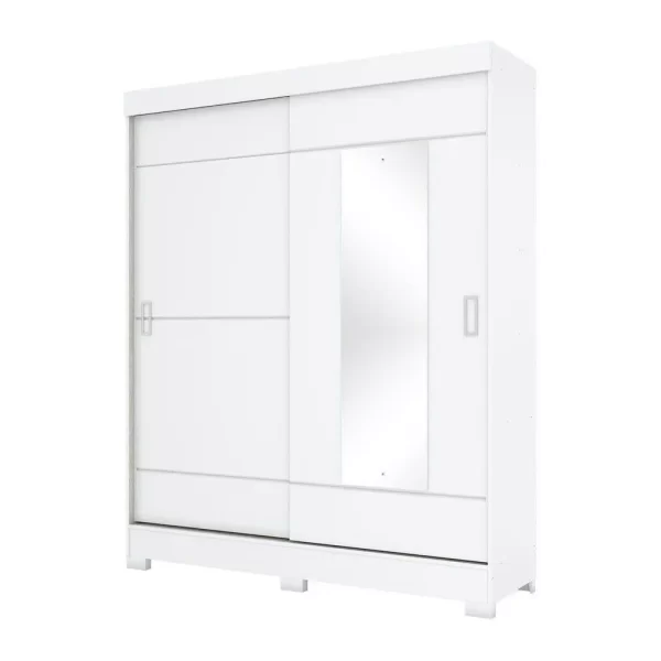 ROUPEIRO 02 PORTAS DESLIZANTE  BRANCO B66-66