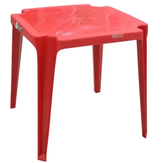 MESA CORURIPE 70X70 VERMELHA