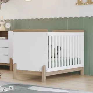 Berço Mini Cama Ternura Branco/Jequitiba HP