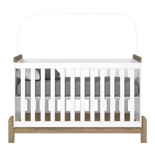 Berço Mini Cama Ternura Branco/Jequitiba HP