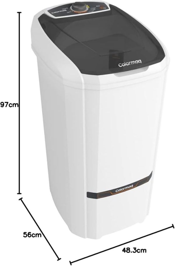 LAVADORA COLORMAQ SEMIAUTOMATICA LCS 10.0 BR 127V LCS10ABRANAC
