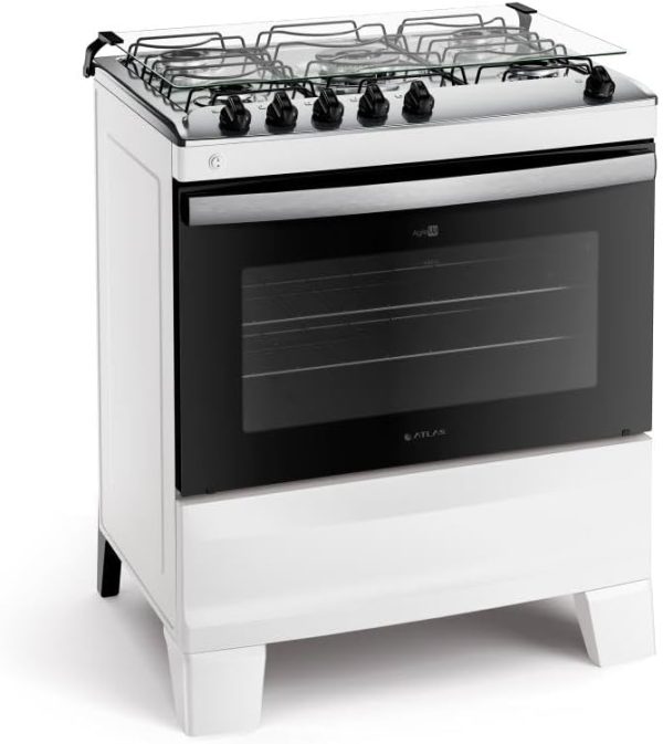 FOGAO GAS 5Q AGILE GLASS BCO
