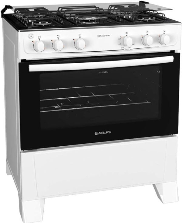 FOGAO GAS 5Q MONACO PLUS BRANCO