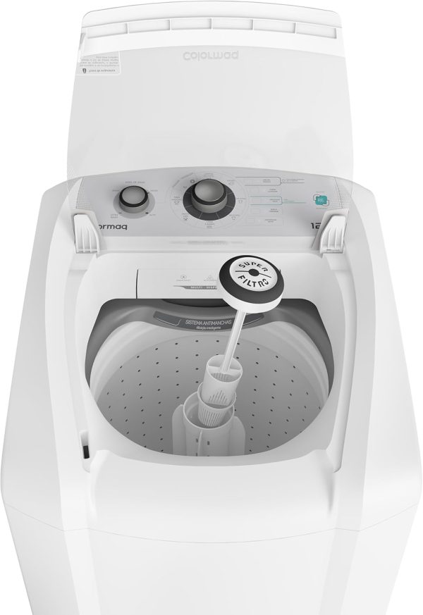 LAVADORA AUTO COLORMAQ LCA 12.0 BR 127V LCA12BBR1NAC/2