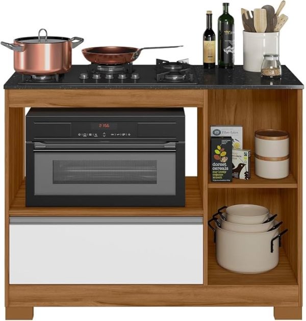BALCAO COOKTOP NT3050 FREIJO TREND/BRANCO NEW REF 271