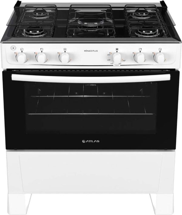 FOGAO GAS 5Q MONACO PLUS BRANCO