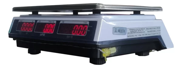 BALANÇA ELE. 15KG UPX C/BAT. LED BIVOLT