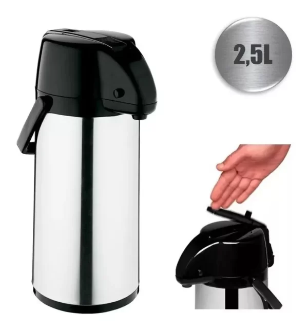 GARRAFA TERM.1.9L PRES INOX SOPRAN