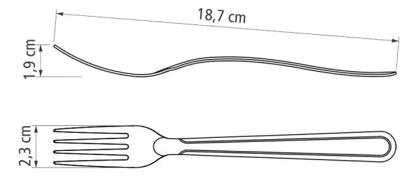 GARFO MESA INOX BUZIOS TRAMONTINA