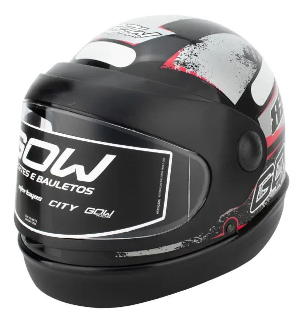 CAPACETE INTERLAGOS 58 PRETA/PRATA