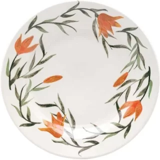 PRATO SOBR18,0CM LOUCA LIRIOS C12