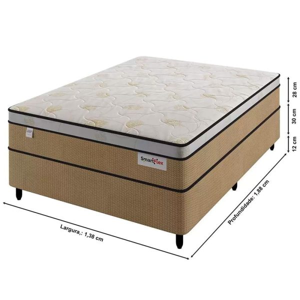 CONJUNTO SMARTFLEX BEGE 138X188X30