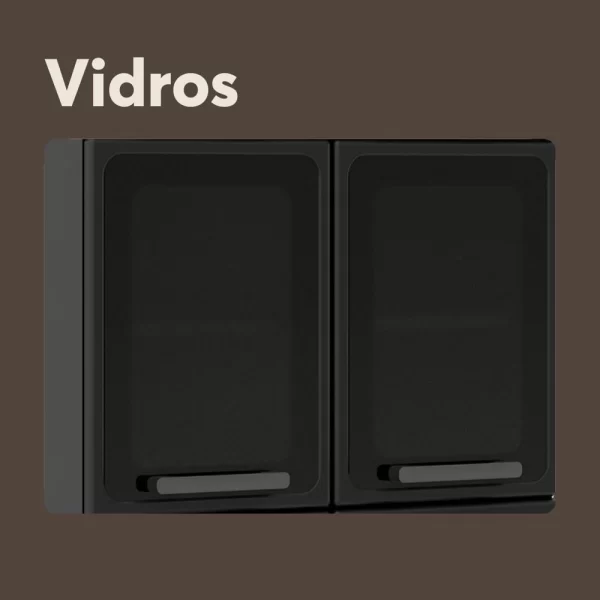 KIT LIZ TRIPLO C/TAM CARVALHO 2GV 3P C/V PRETO