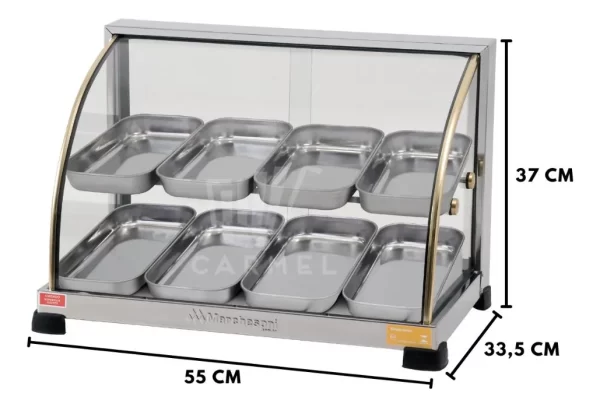 ESTUFA OURO CURVA DUPLA X 8 BANDEJAS X 127V