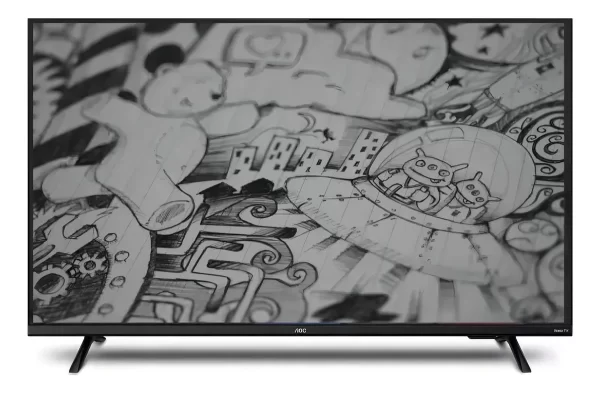TV 40″ AOC SMART ROKU DLED HD 40S5045/78 40S5045/78G Preto Bivolt