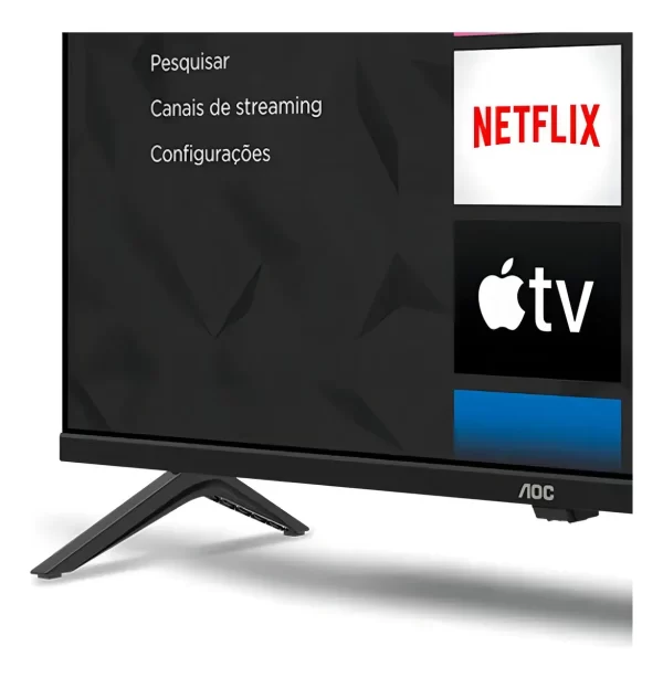 TV 40″ AOC SMART ROKU DLED HD 40S5045/78 40S5045/78G Preto Bivolt