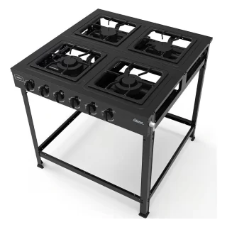 FOGAO INDUSTRIAL 4 BOCAS ATENA SEM FORNO