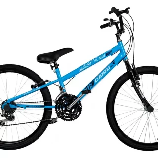 BICICLETA ARO 24 MTB REB 21M FLASH BOY AZUL