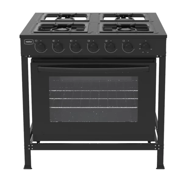 FOGAO INDUSTRIAL 4 BOCAS ATENA COM FORNO