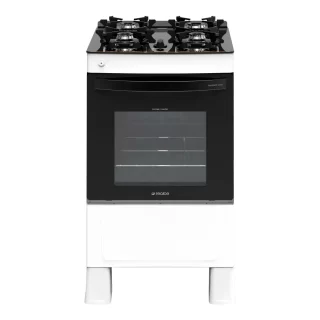 FOGAO A GAS REALCE PREMIUM GLASS 4Q BRANCO